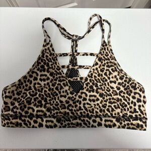 Leopard Zyia Grid Bra